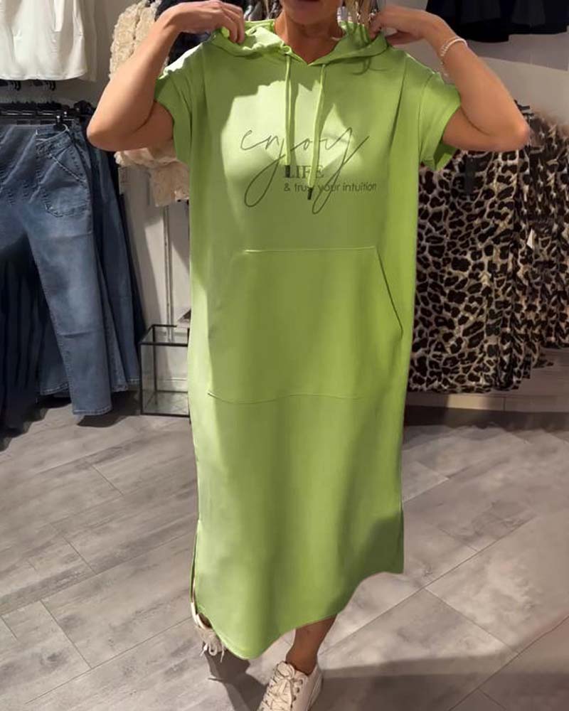 Ebba | Lockeres Kleid mit Kapuze und femininer Passform