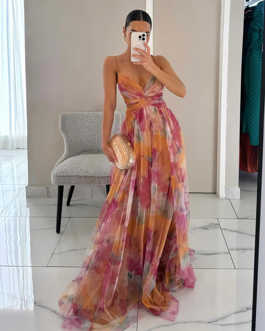 Berliné | Bezauberndes Maxi-Kleid mit Blumenprint