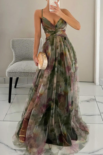 Berliné | Bezauberndes Maxi-Kleid mit Blumenprint