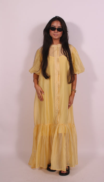 Layana | Gelb Maxikleid