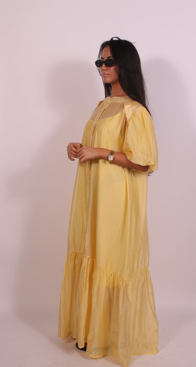 Layana | Gelb Maxikleid