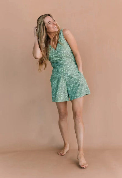 Agnes | Badeanzug mit Rüschen und Büstenhalter