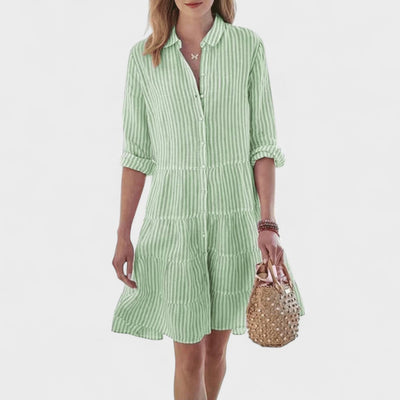 Zerrin | Gestreiftes Tageskleid